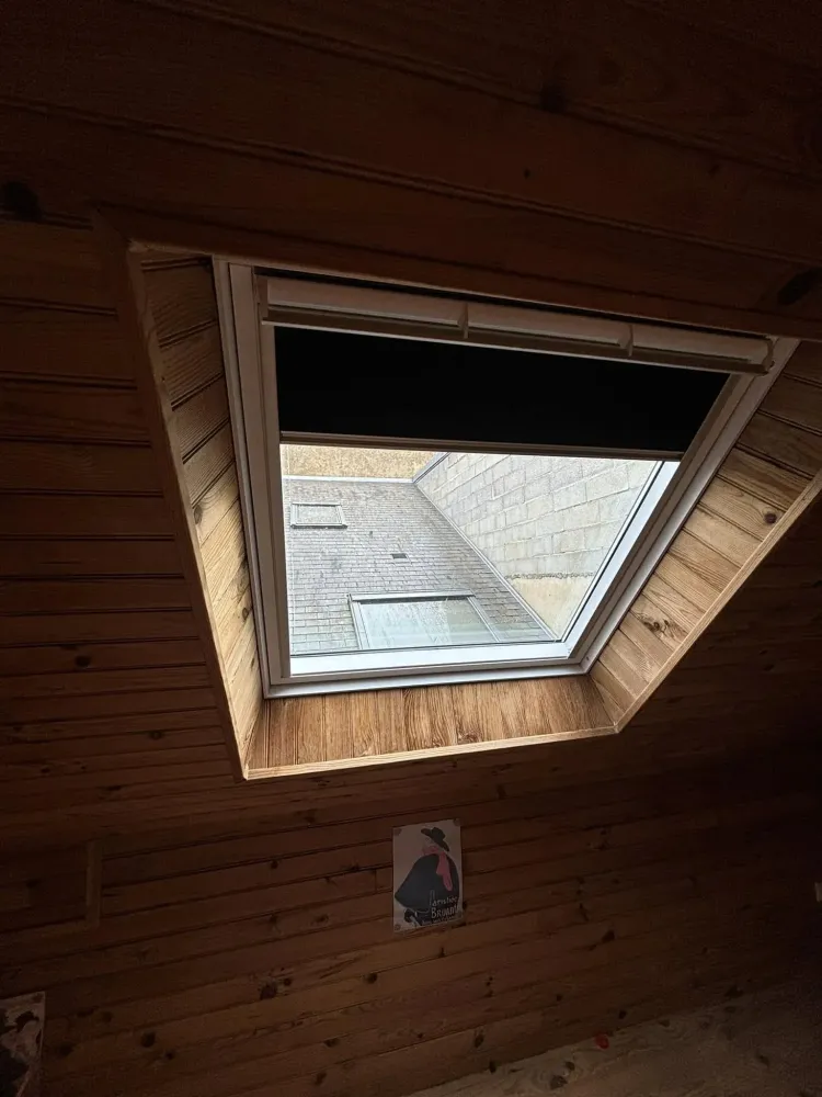 Pose de velux à Le Mans